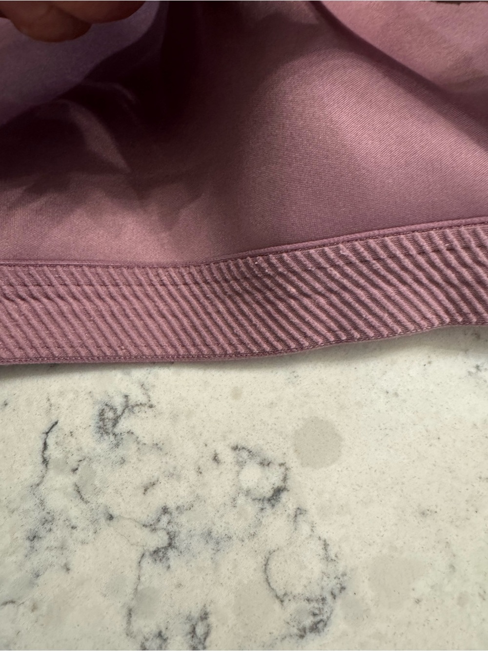 ATHLETA Women's 34 DD Mauve Pullover Sports Bra - Stretch Support Padded EUC - Picture 7 of 7